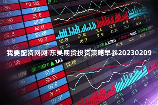 我要配资网网 东吴期货投资策略早参20230209